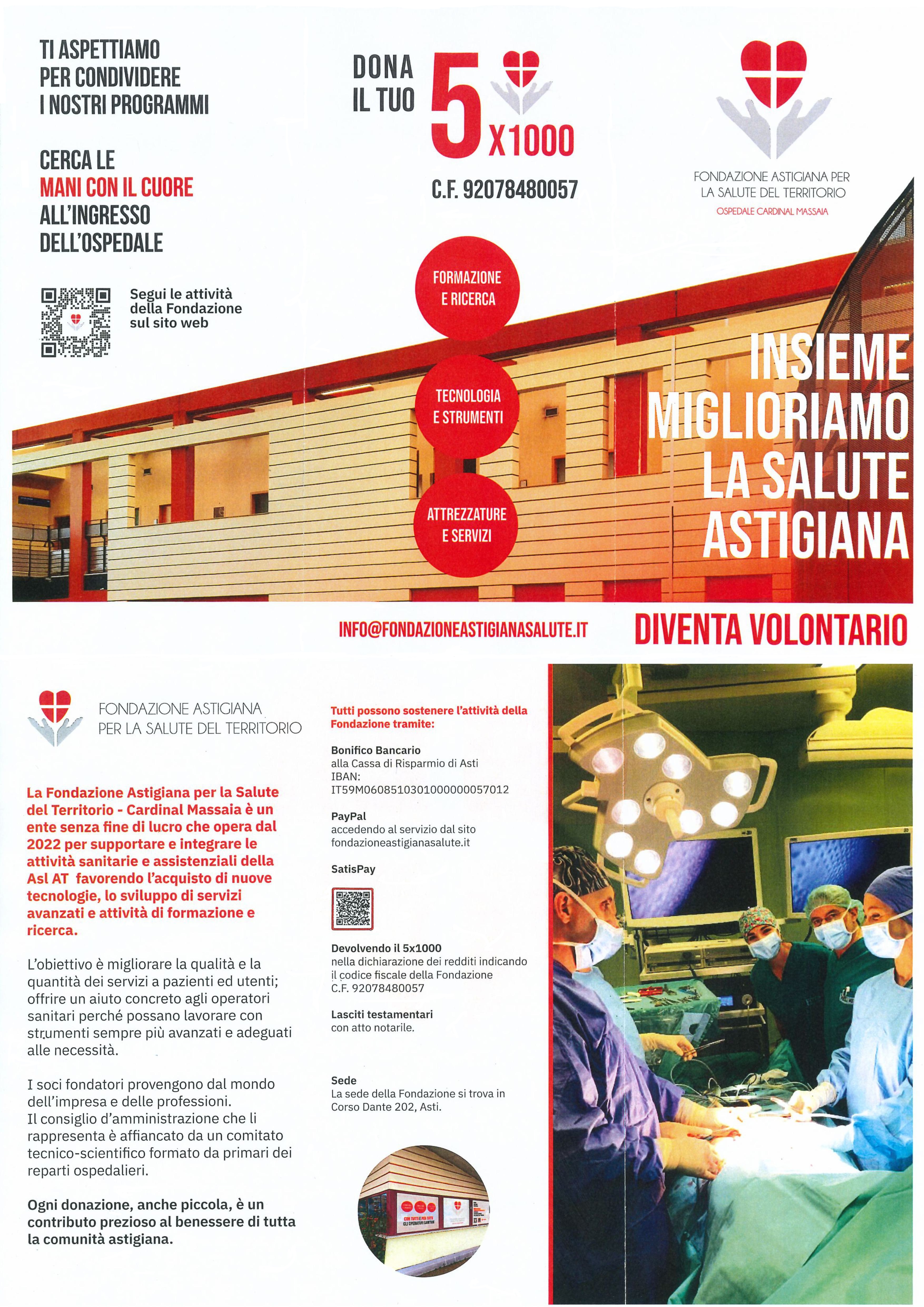 Clicca per accedere all'articolo FONDAZIONE ASTIGIANA PER LA SALUTE DEL TERRITORIO