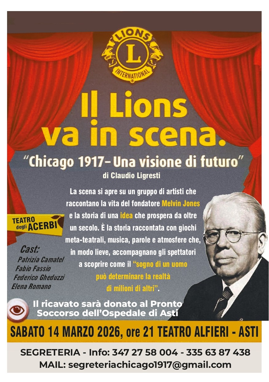 Clicca per accedere all'articolo IL LIONS VA IN SCENA